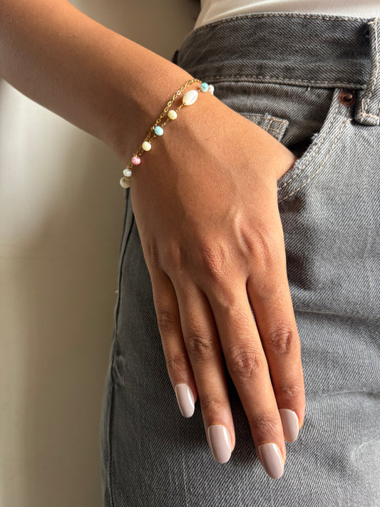 Pastel pebble Bracelet