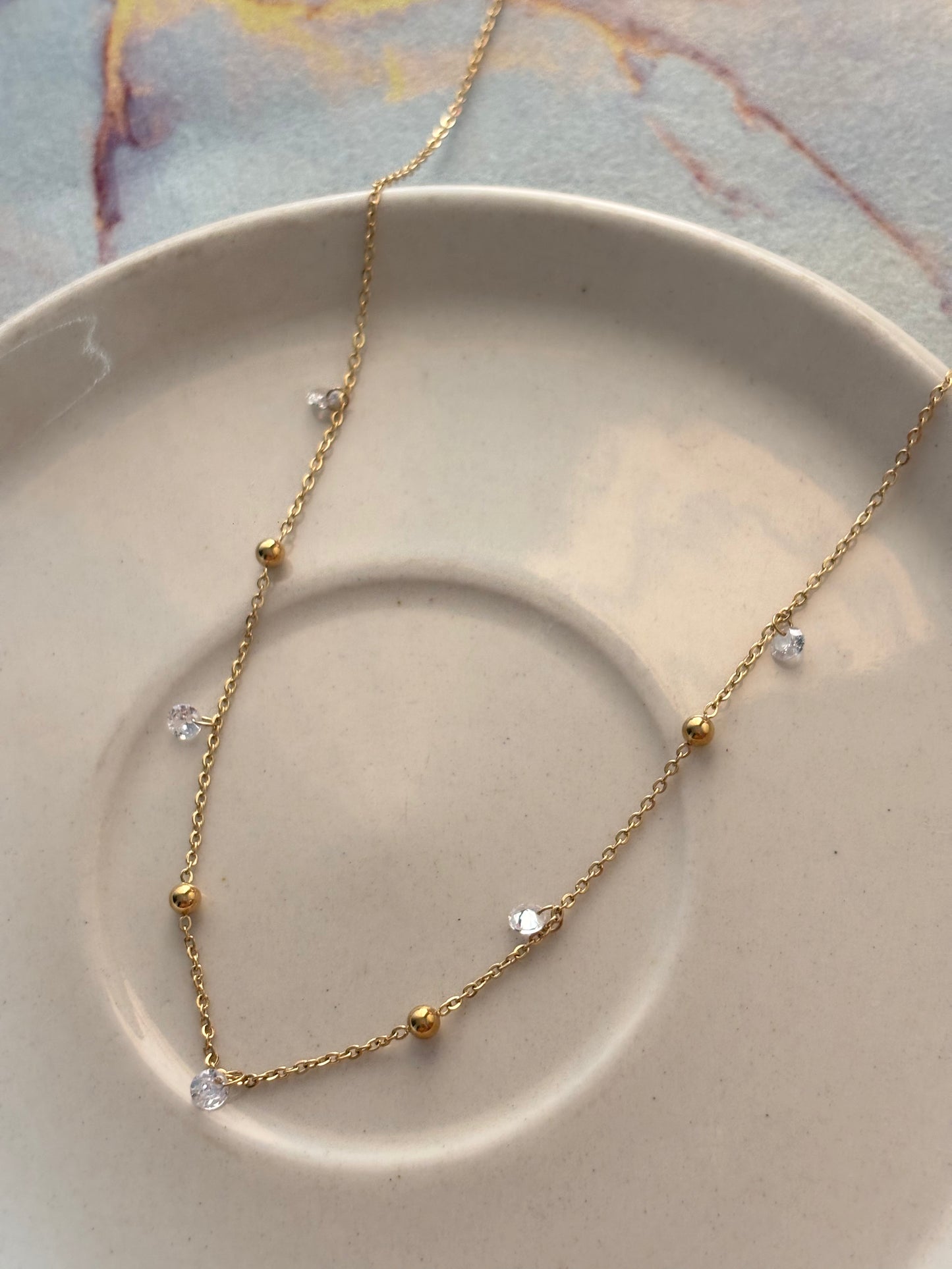 Crystal Charm Necklace