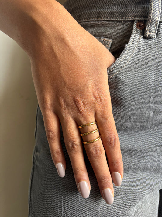 Vein Ring - Free size 7 & 8