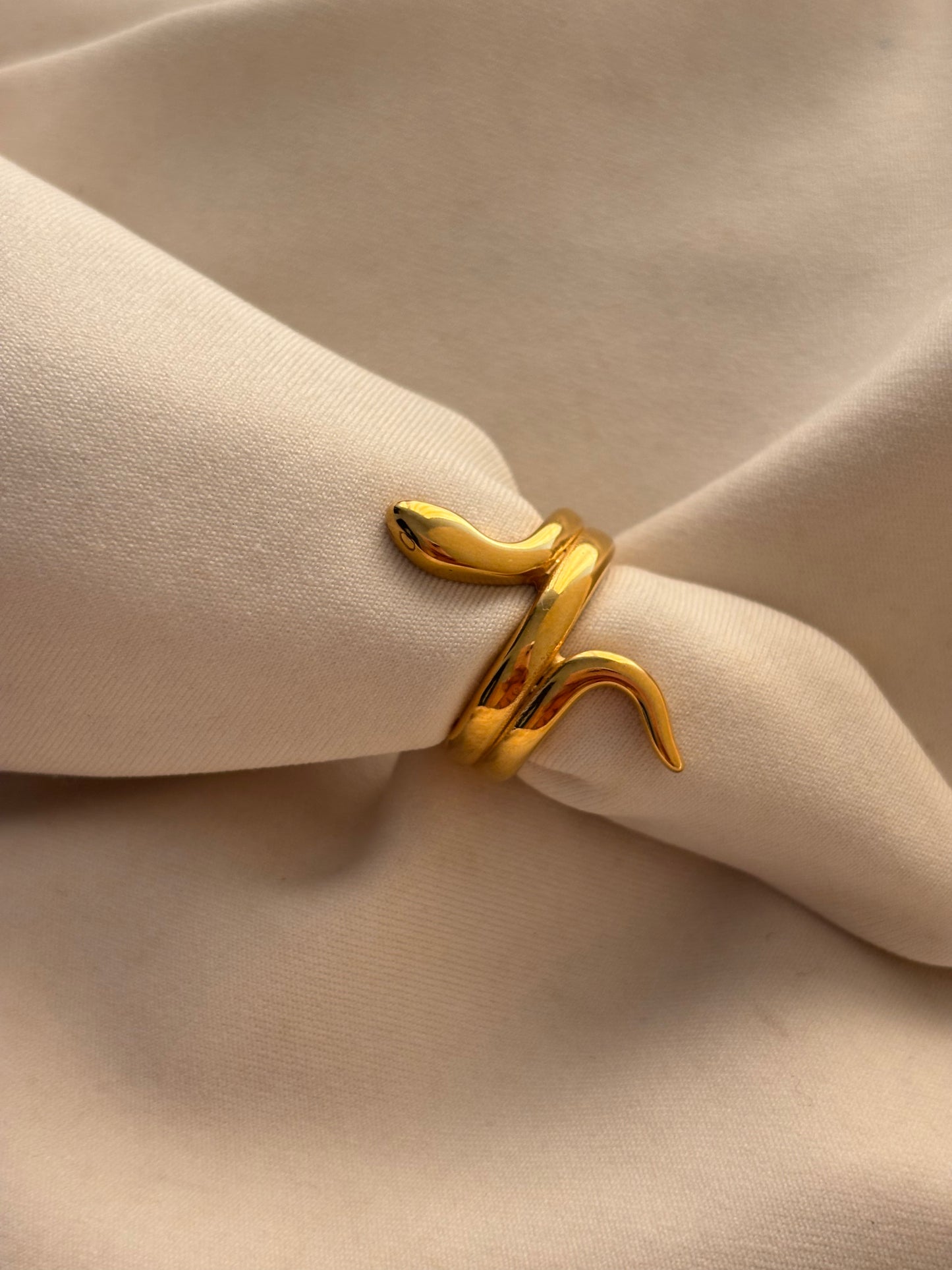 Swirl Snake Ring