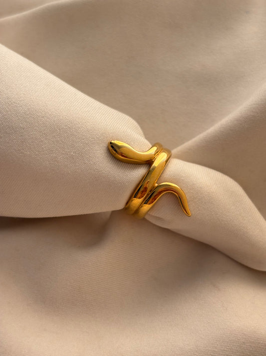 Swirl Snake Ring