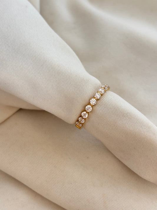 Vivi Studded Band Ring- Size 7