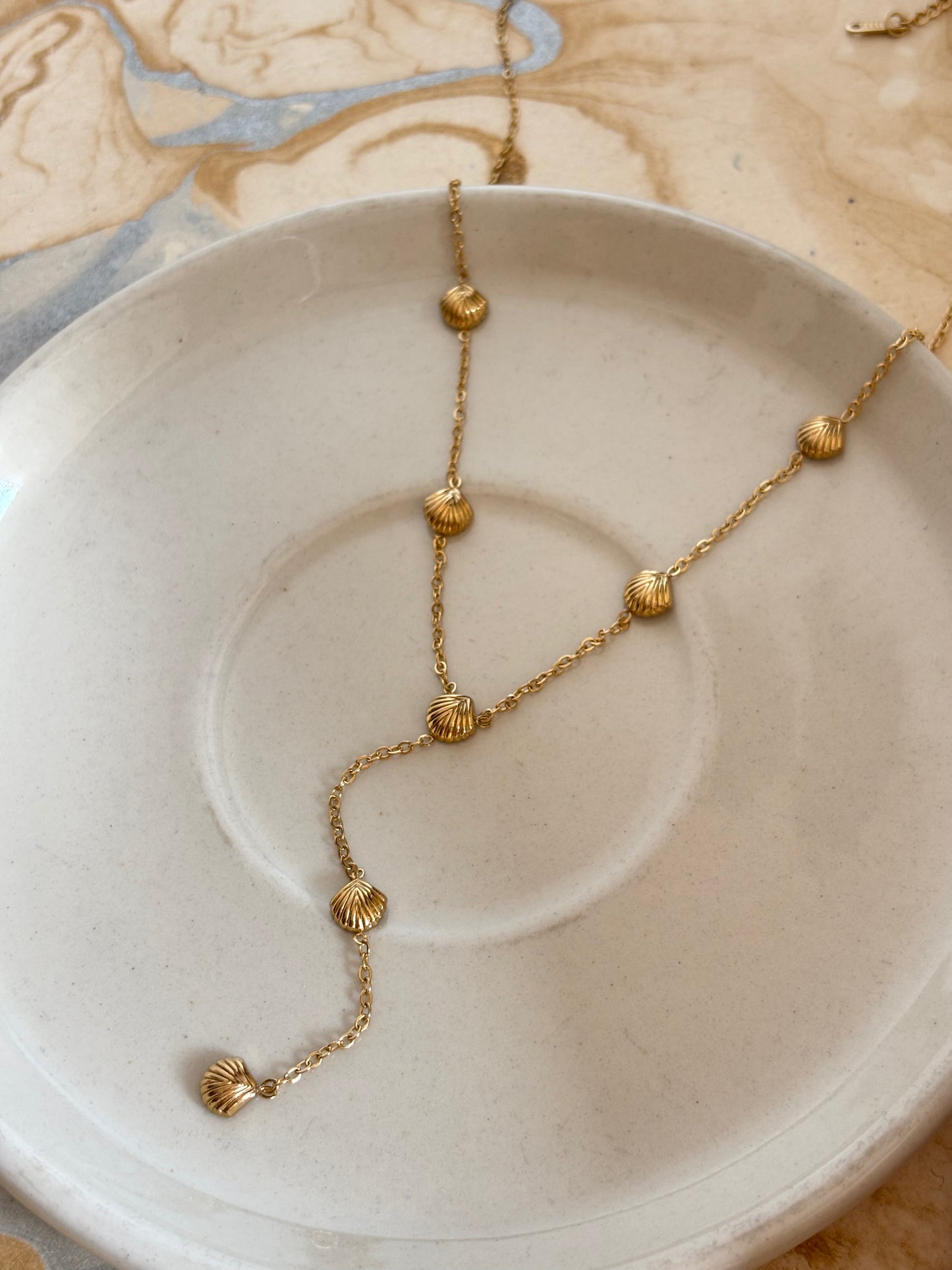 Shell Y-Necklace