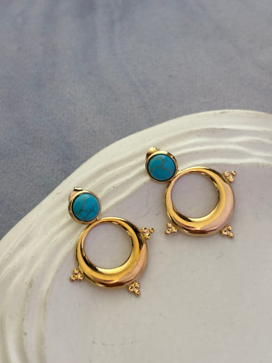 Lazurite Earring