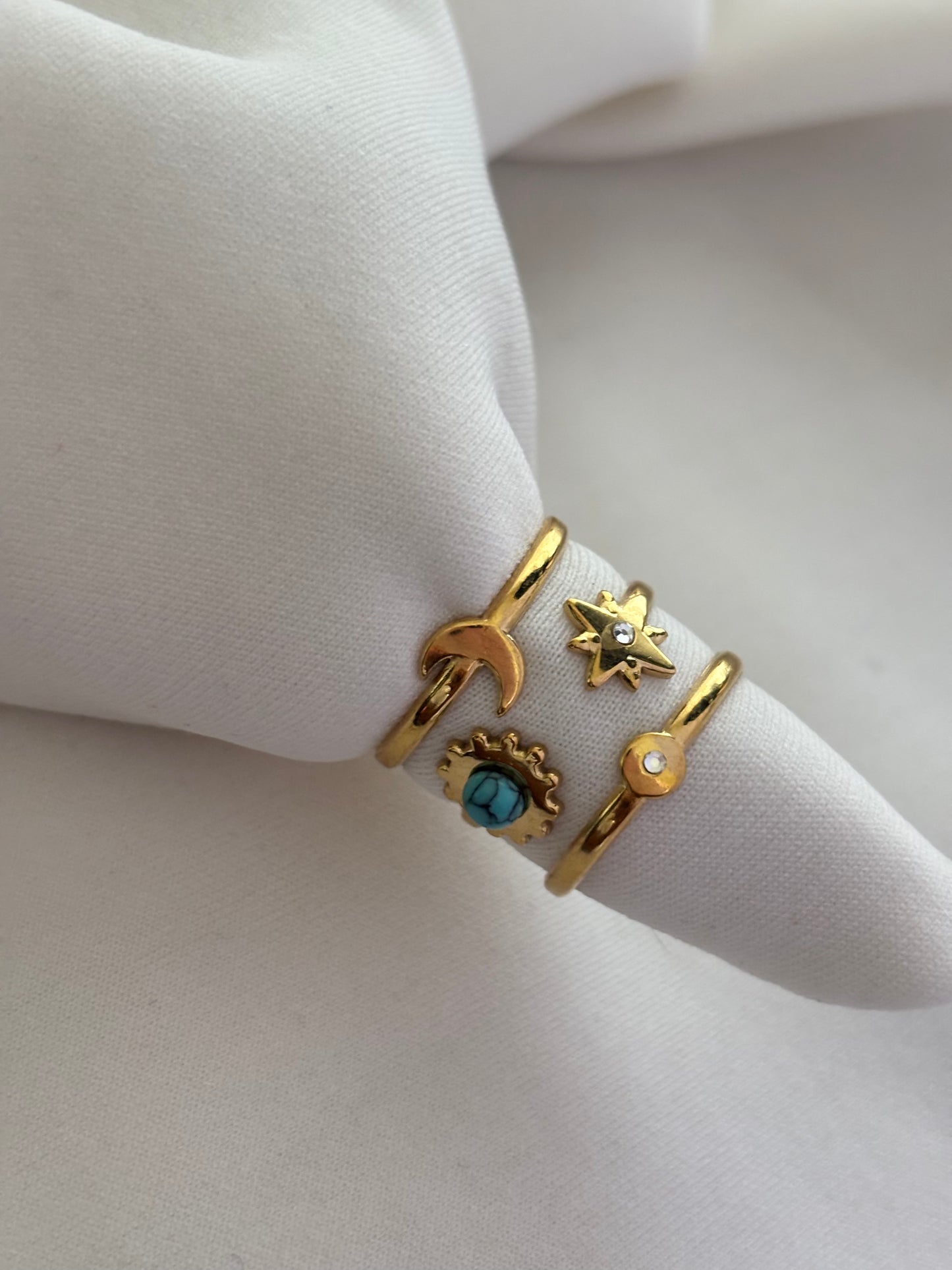 Blue Lagoon Adjustable Ring
