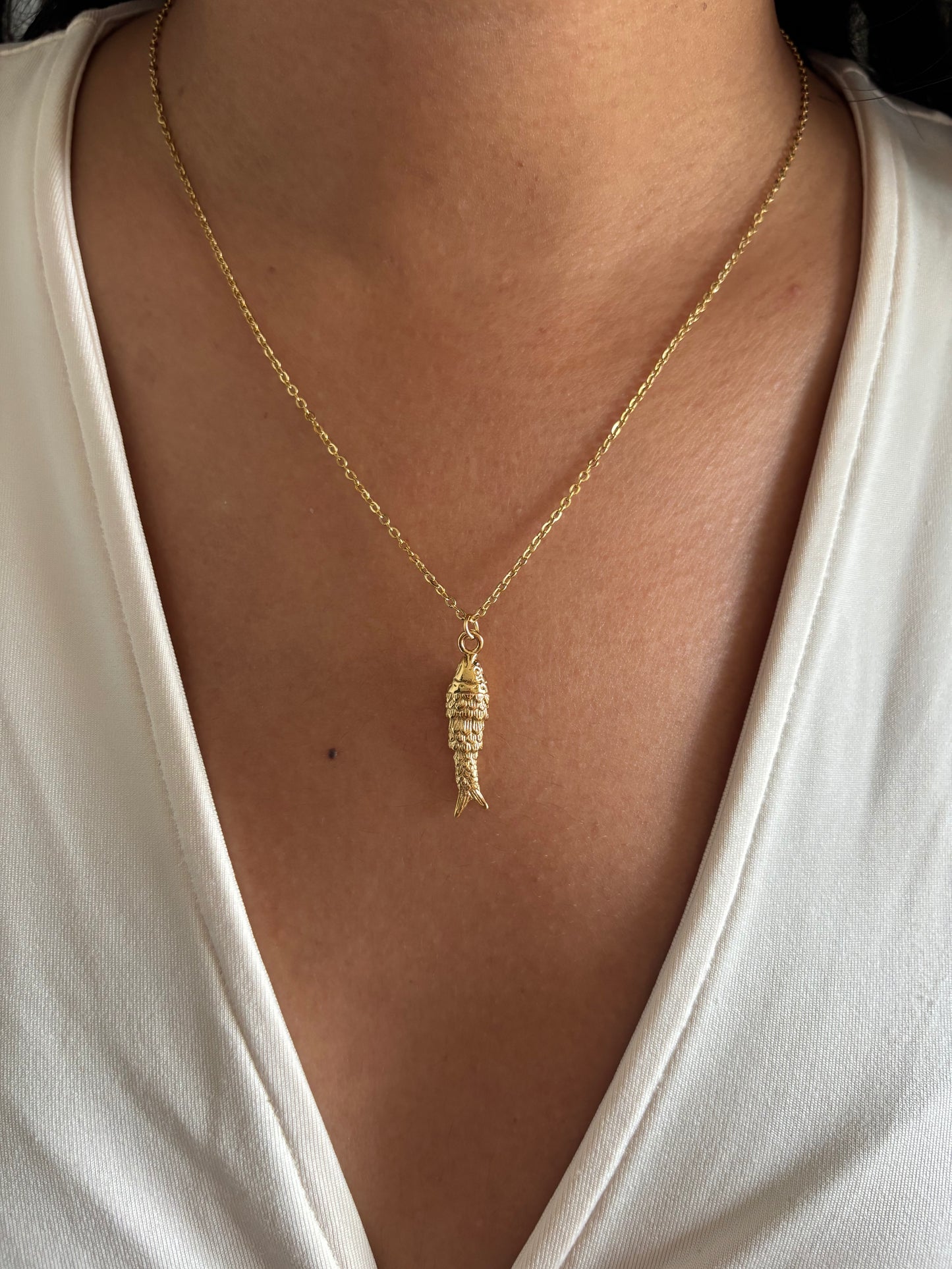Pine Fish Necklace