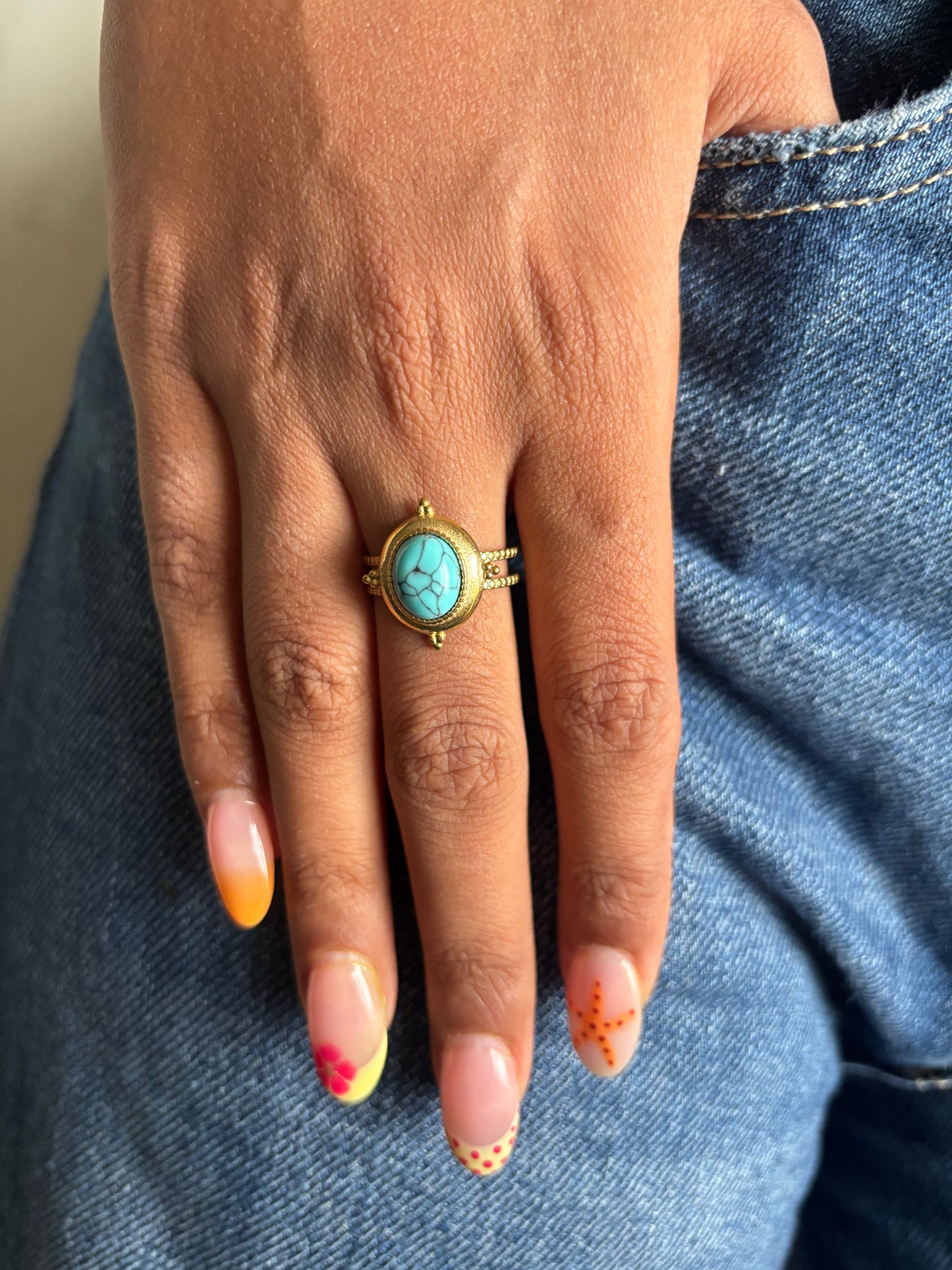 Lazuli Adjustable Ring