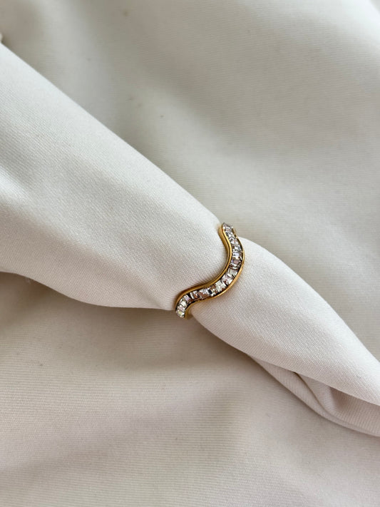 U Studded Ring
