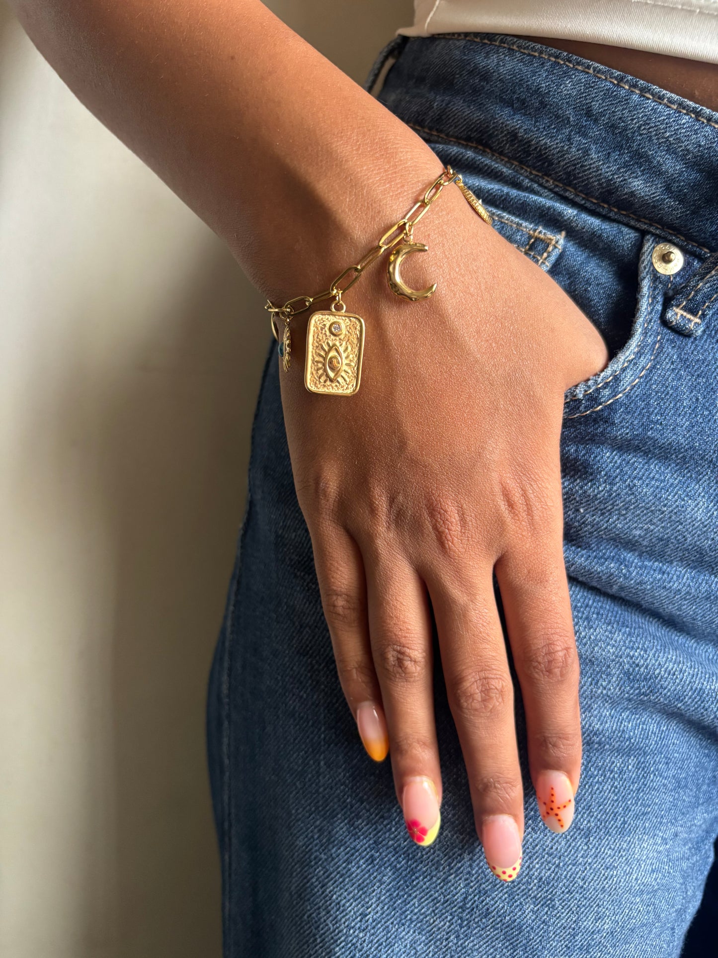 Lunar Charm Bracelet