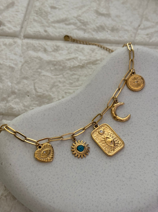 Lunar Charm Bracelet