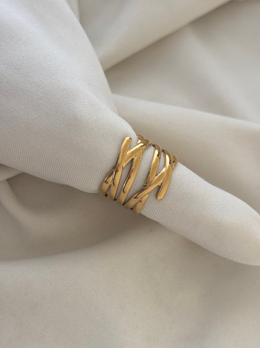 Criss-Cross Adjustable Ring