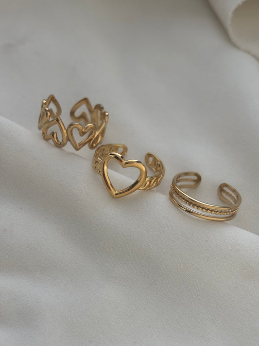 Ring Stack-3 Adjustable Stainless Steel
