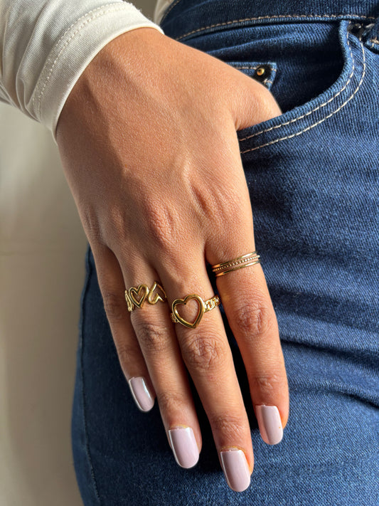 Ring Stack-3 Adjustable Stainless Steel