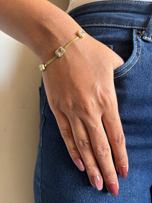 Rexa Solitaire Bracelet- Large Size