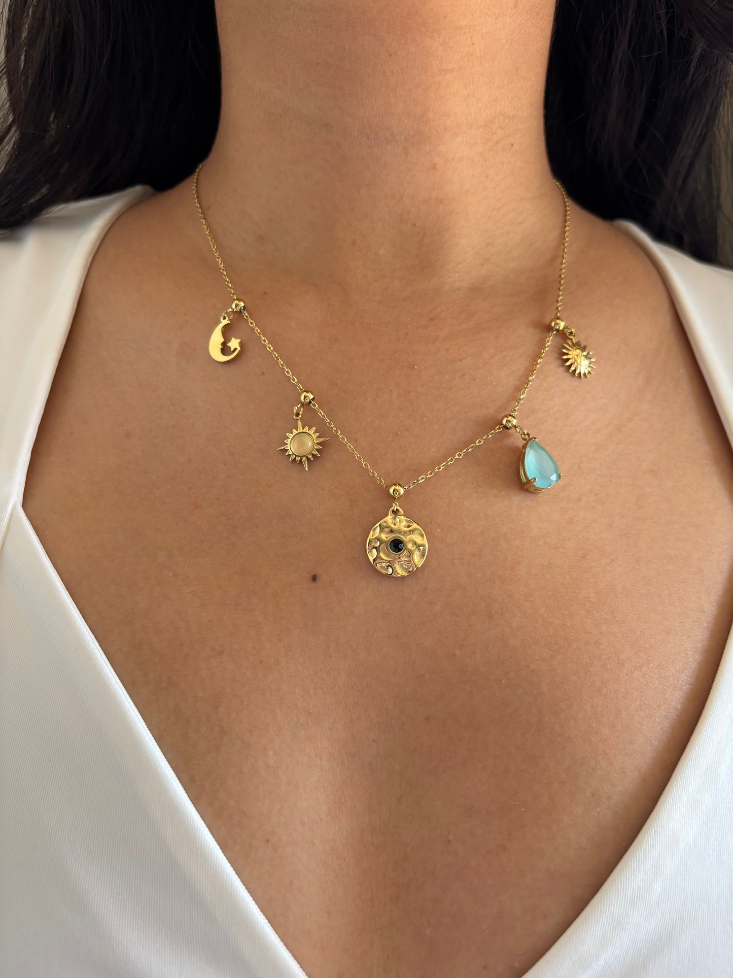 Aurora Charm Necklace