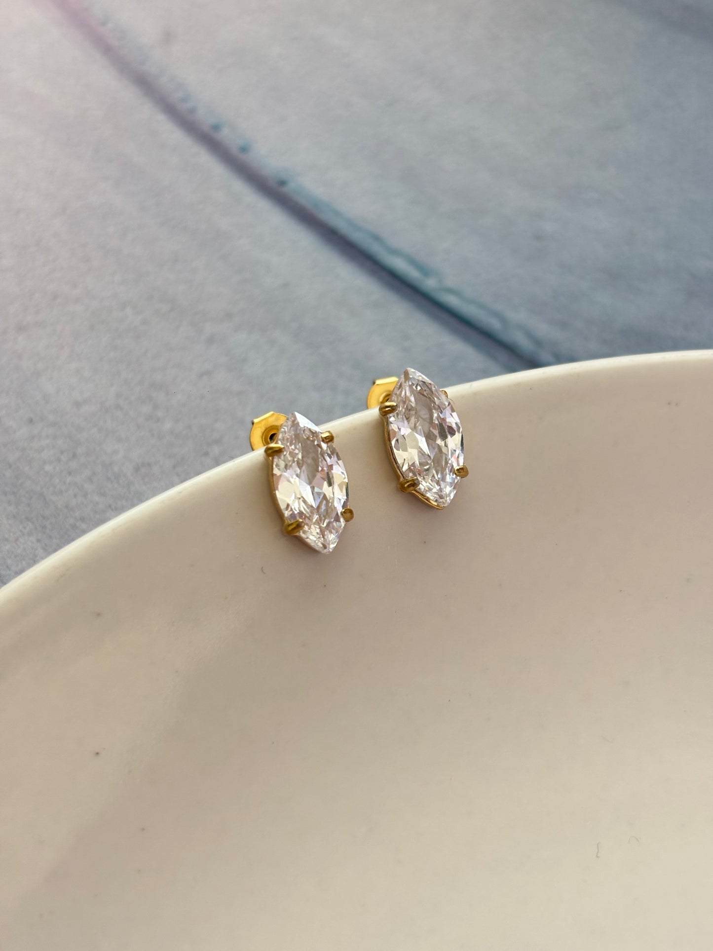Marquise Solitaire Studs