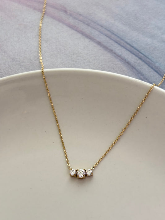 Timeless Solitaire Necklace