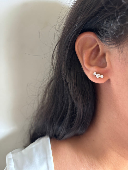 Timeless Solitaire Studs
