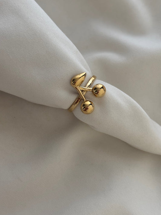Cherry Adjustable Ring