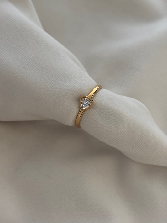 Bling Heart Ring
