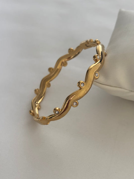 Studded Curve Bracelet