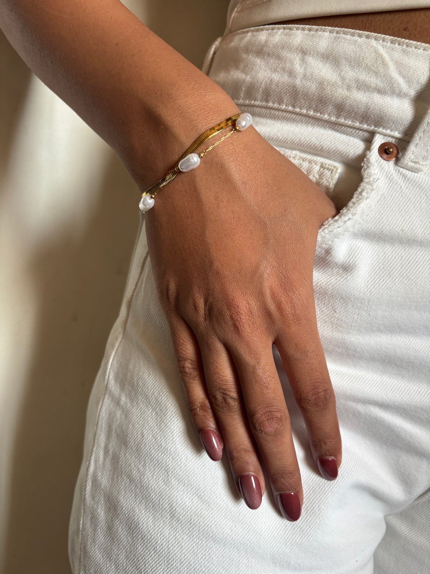 Pearlie Layered Bracelet