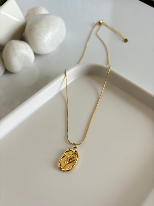 Rose Charm Necklace