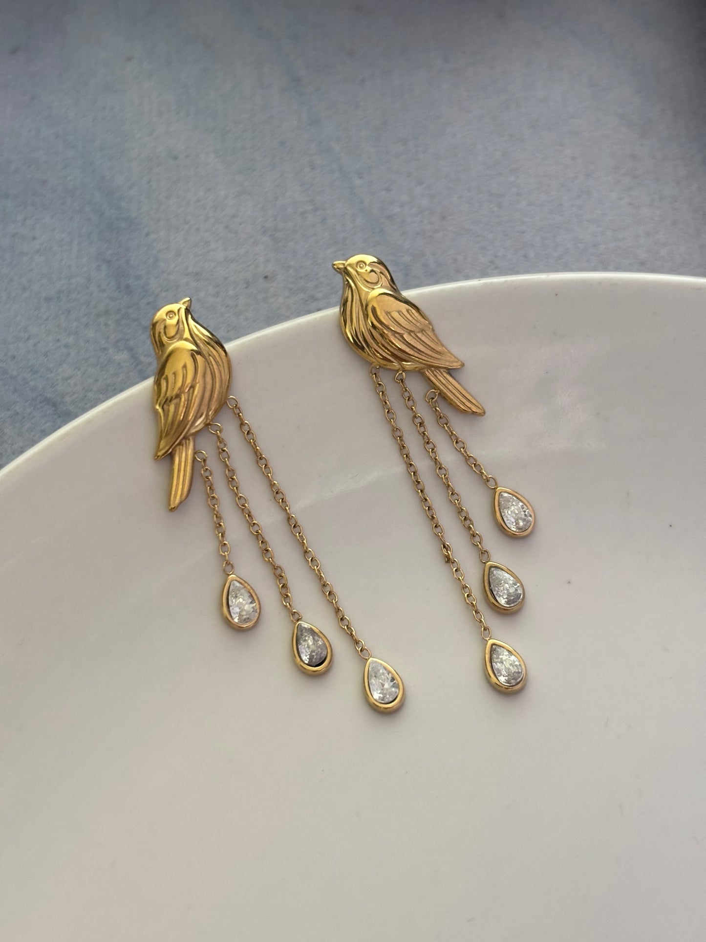 Sparrow Studded Dangler