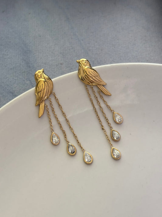 Sparrow Studded Dangler