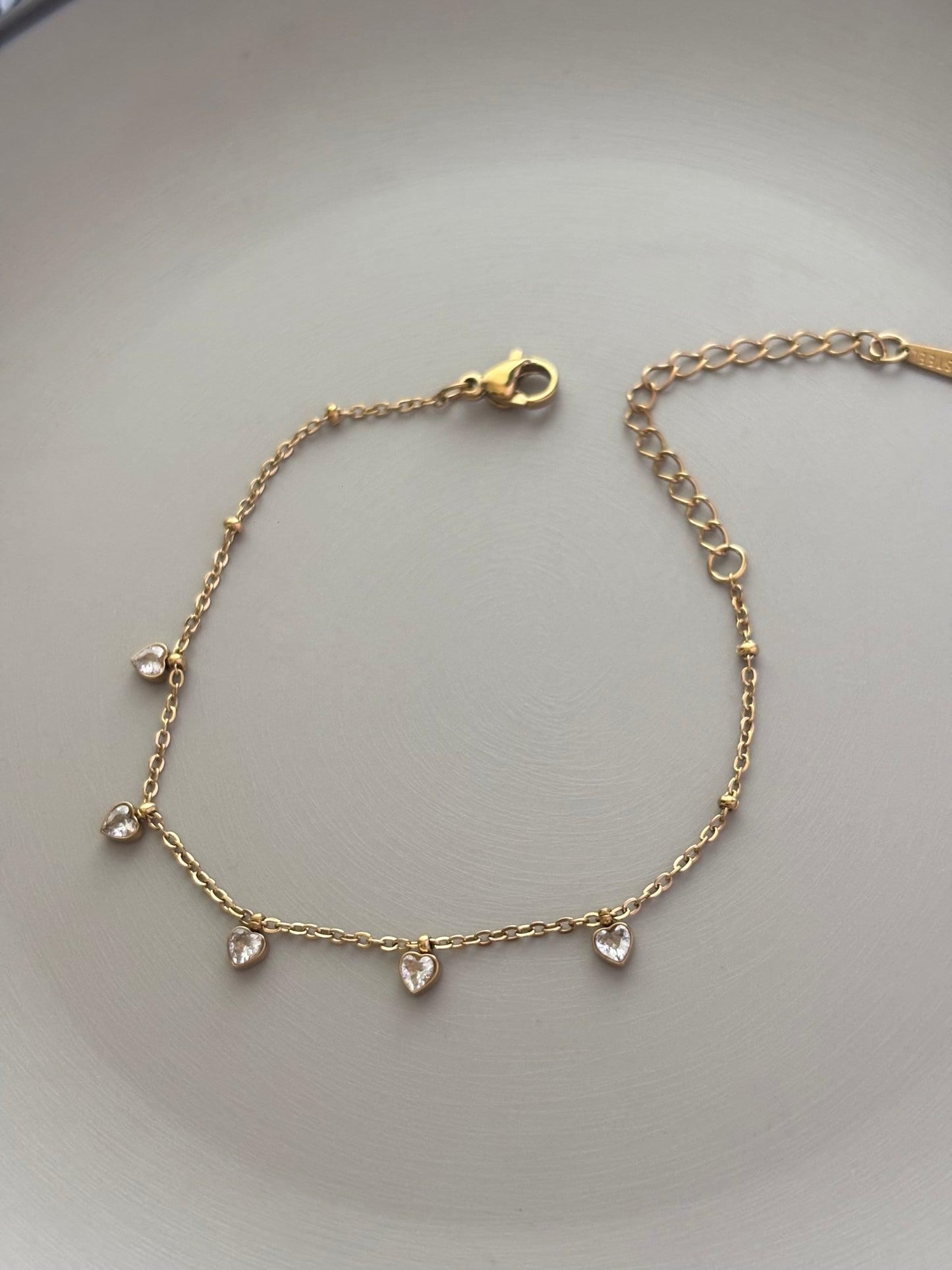 Trinklet Heart Charm Bracelet