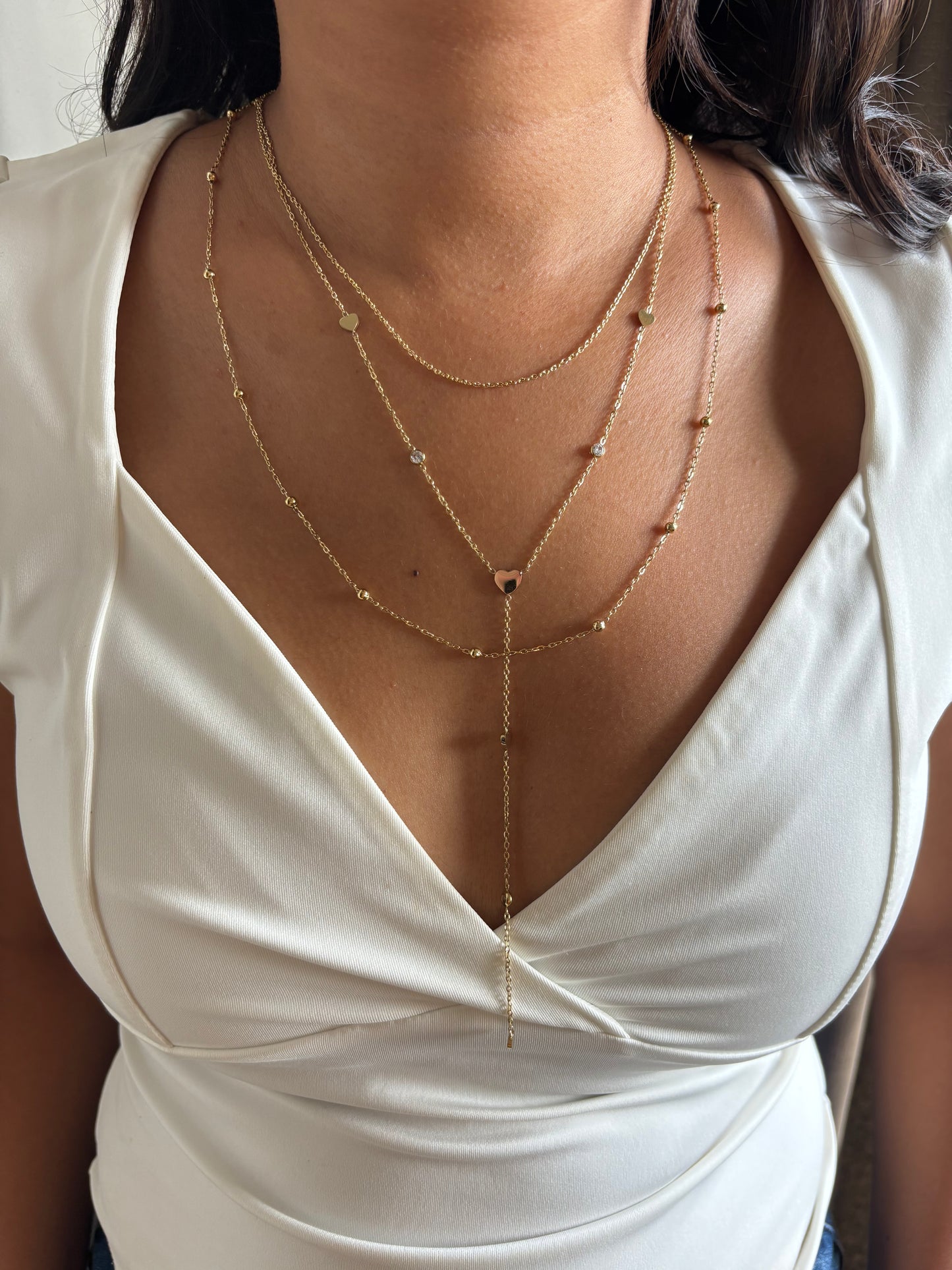 Shinning Cupid Layered Necklace