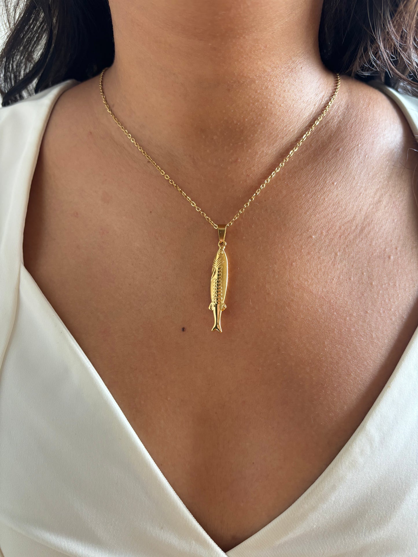 Mackerel Fish Necklace