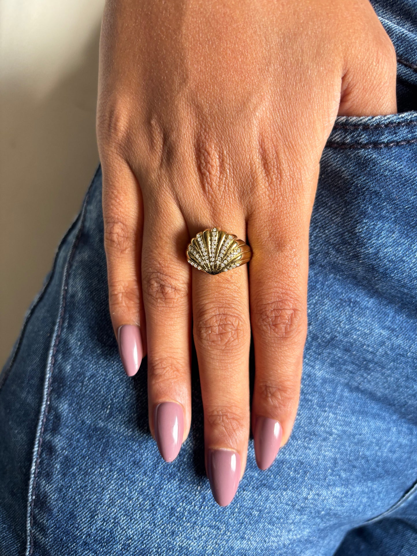 Shell Studded Ring
