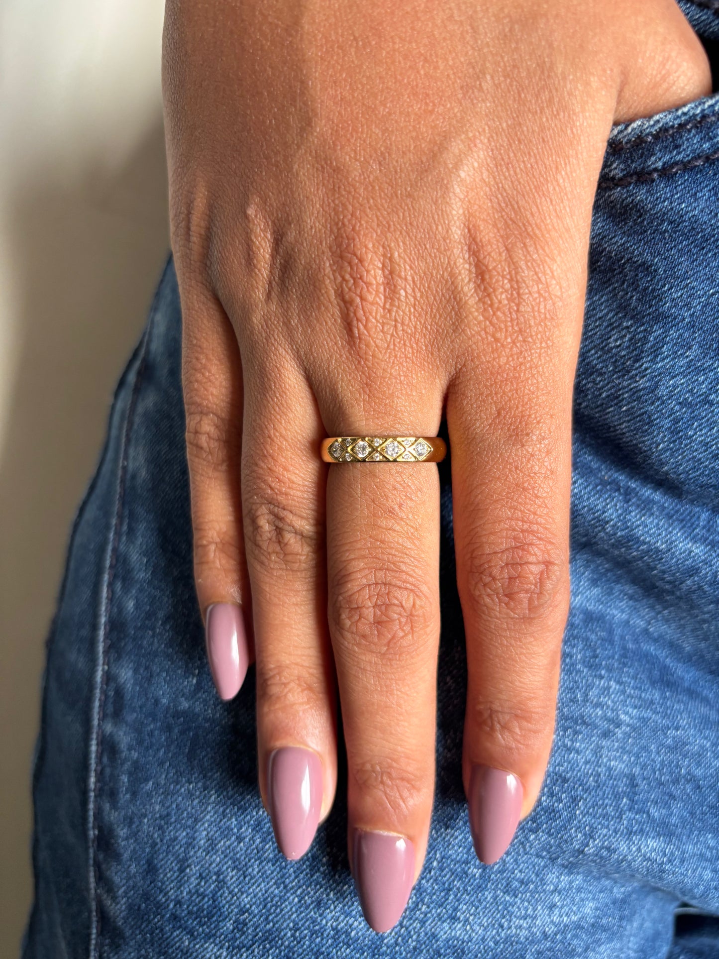 Kate Studded Band Ring