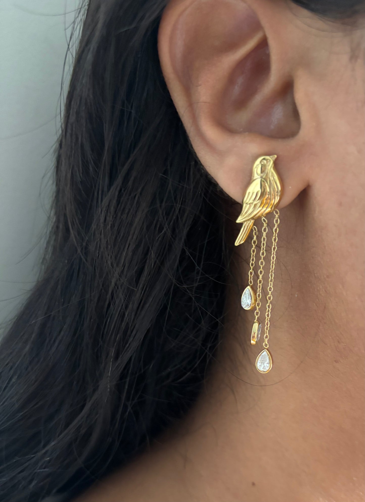 Sparrow Studded Dangler