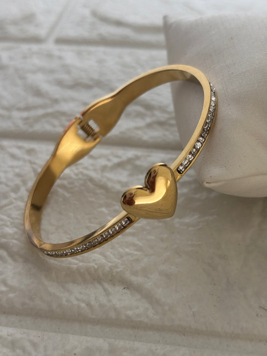 Amara Heart Studded Bracelet