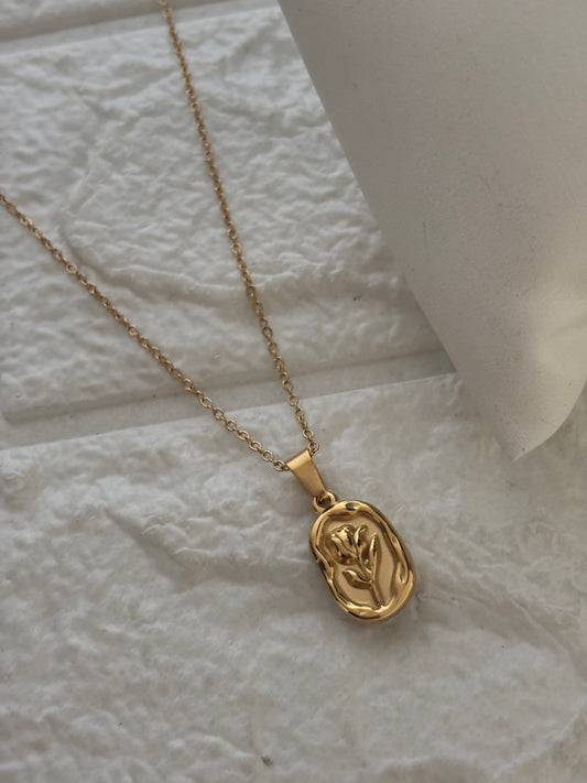 Rose Charm Necklace
