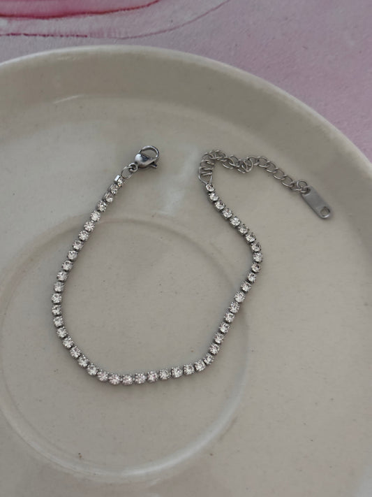 Silver Tennis Bracelet