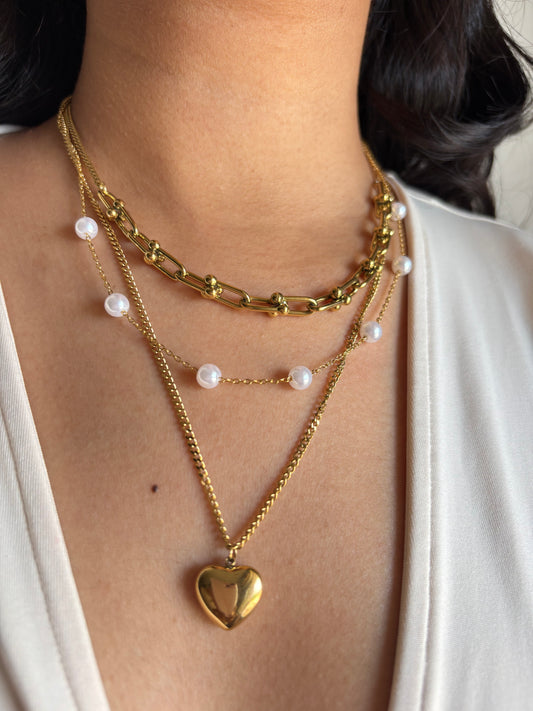 Lumi Pearl Layered Necklace