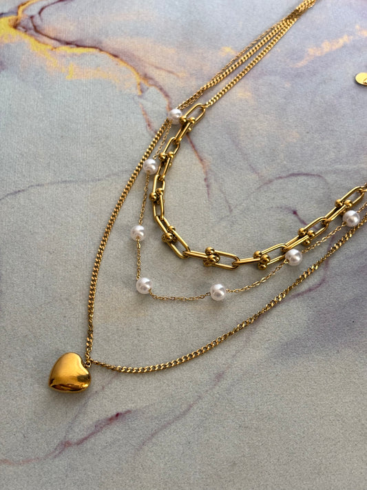 Lumi Pearl Layered Necklace