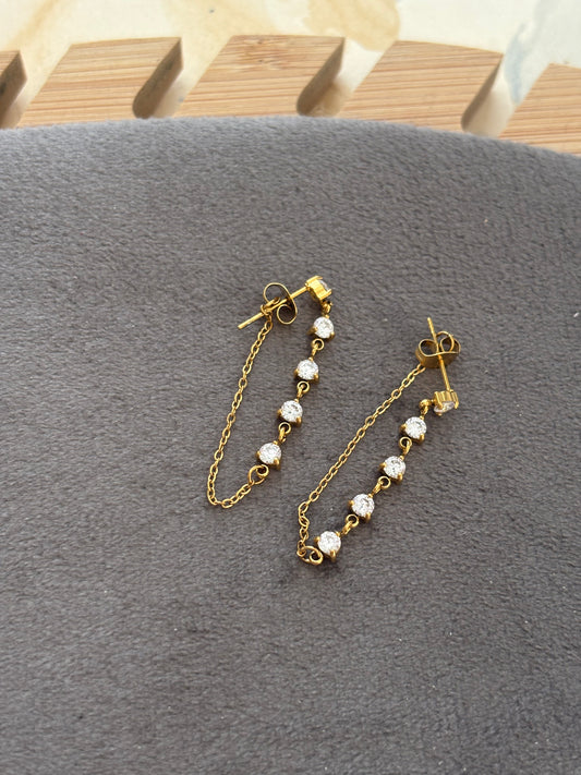 Studded Ear Chain