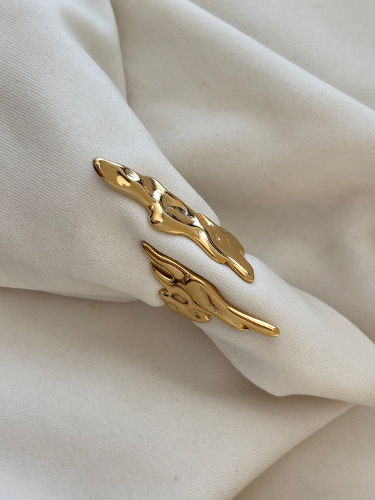 Thunder Abstract Adjustable Ring