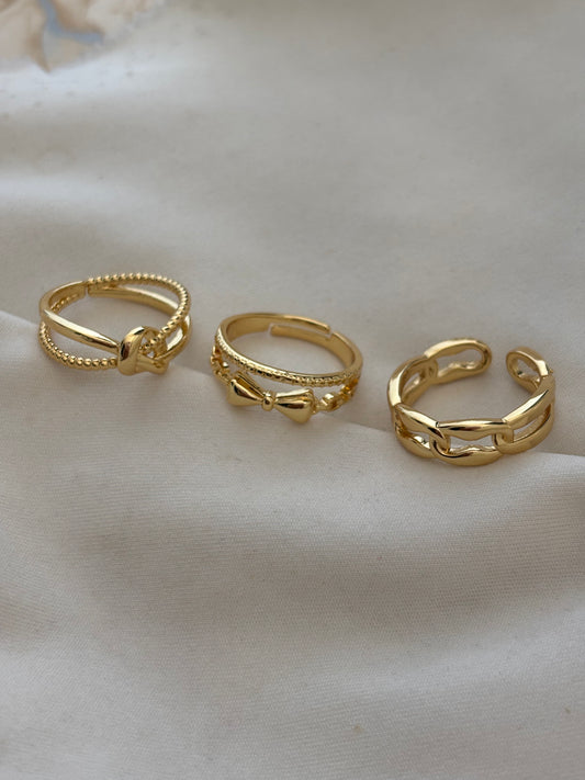 Ring Stack-5 Adjustable - Stainless Steel