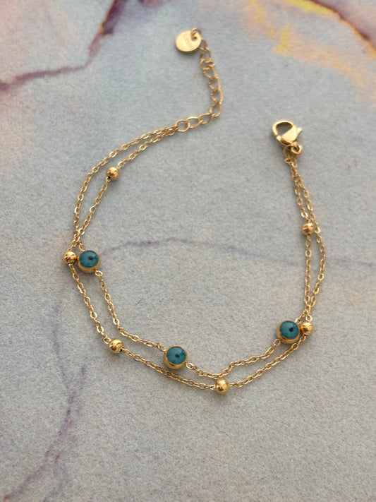 Dainty Evil Eye Bracelet