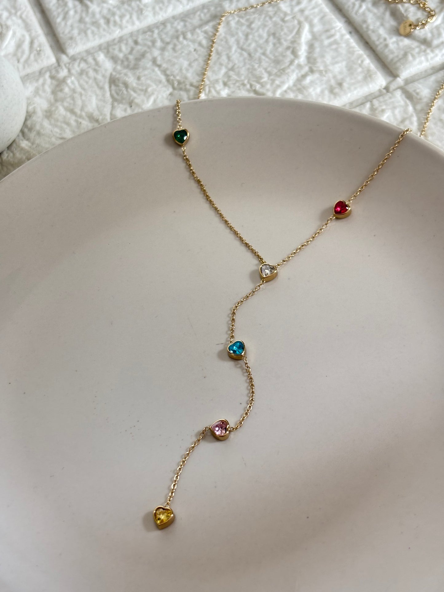 Rome Heart Y-Necklace