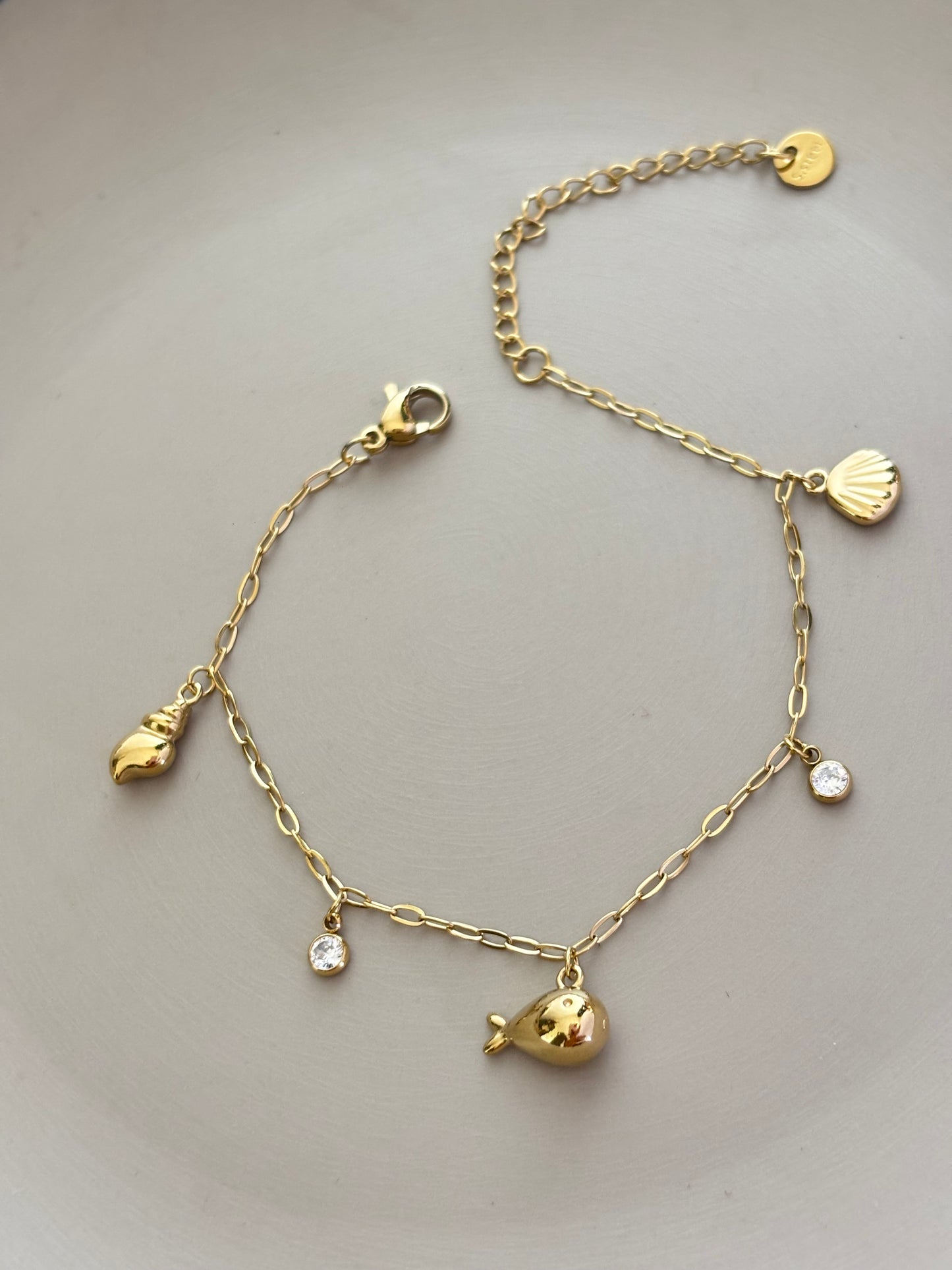 Sea-whale charm Bracelet