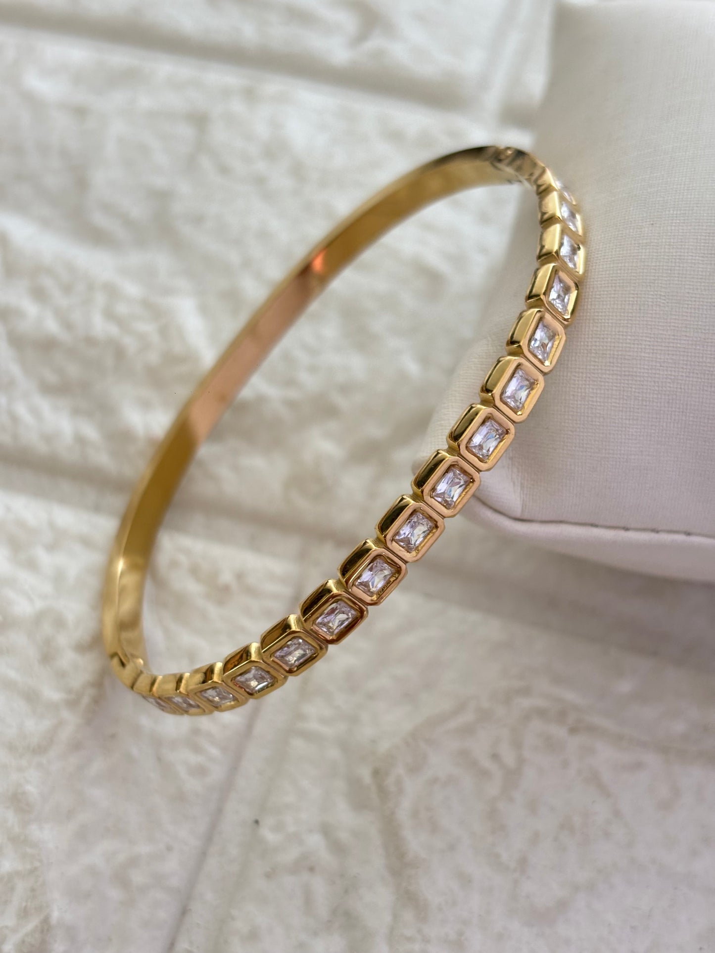 Agnes Cube Studded Bracelet (Large)