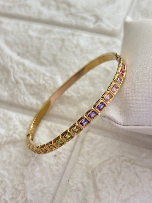 Multi cube Studded Bracelet