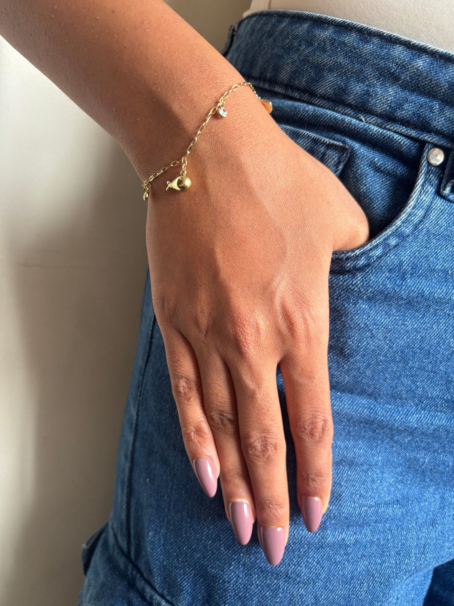 Sea-whale charm Bracelet