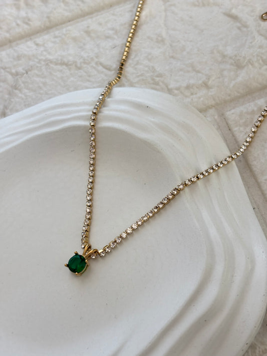 Elara Tennis Necklace